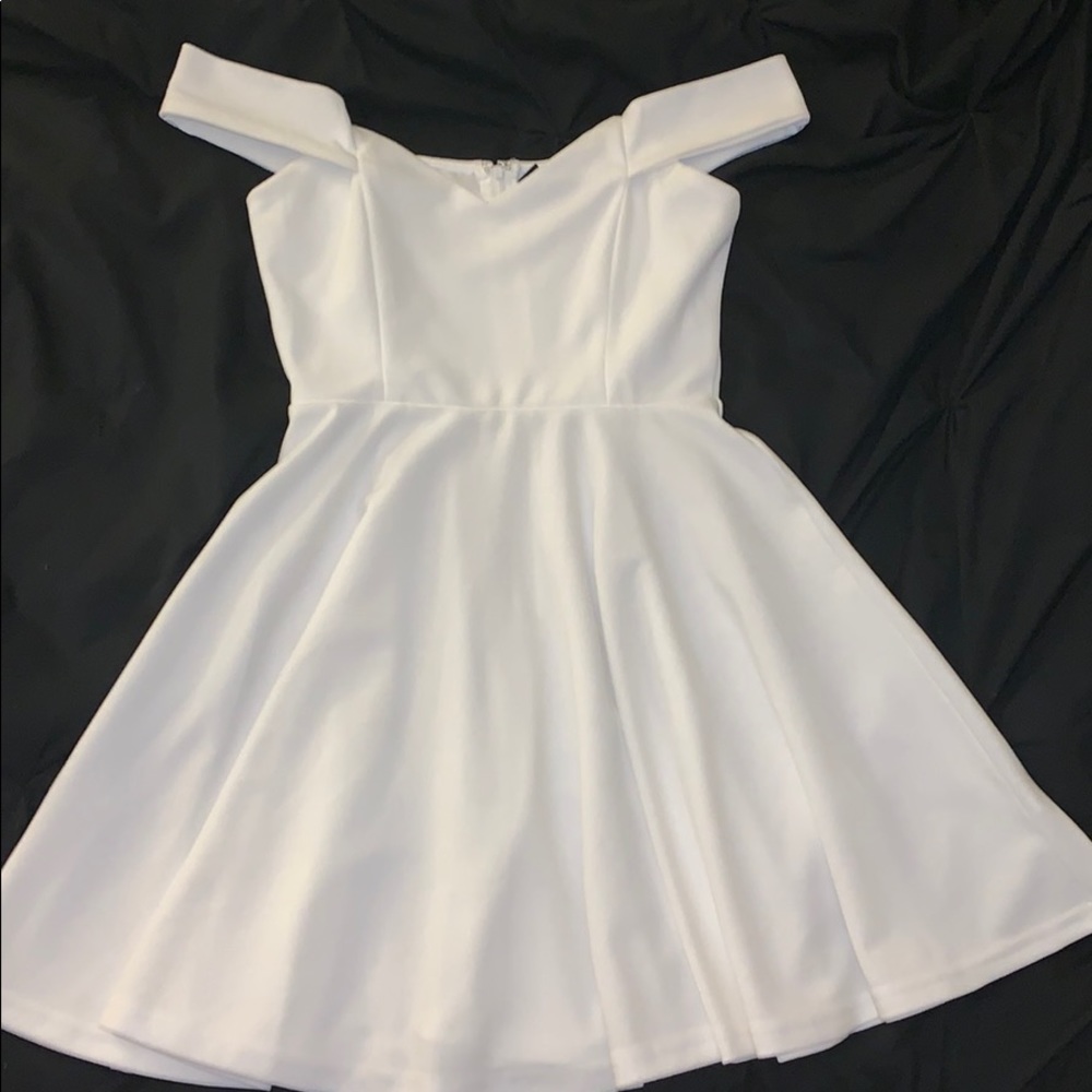 Flowy off the shoulder dress